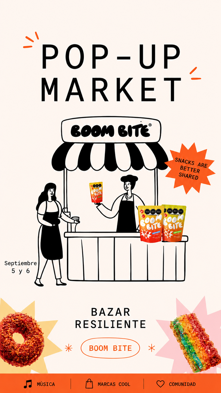 BoomBite Pop-Up Market — Bazar Resiliente