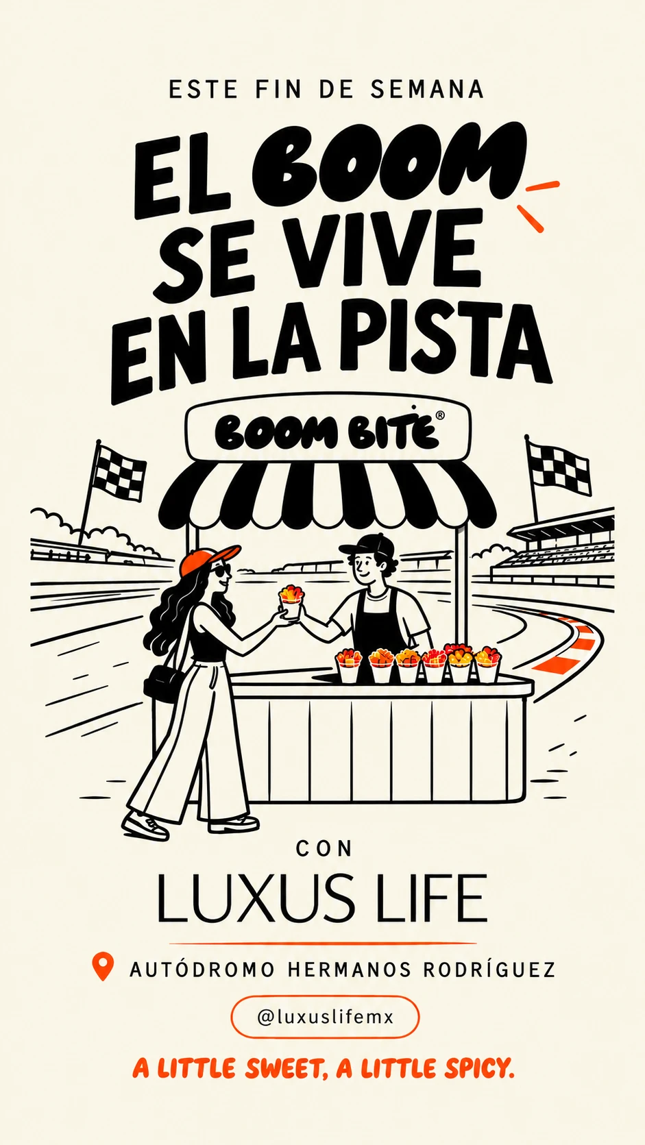 El Boom se vive en la pista — BoomBite con Luxus Life en el Autódromo Hermanos Rodríguez